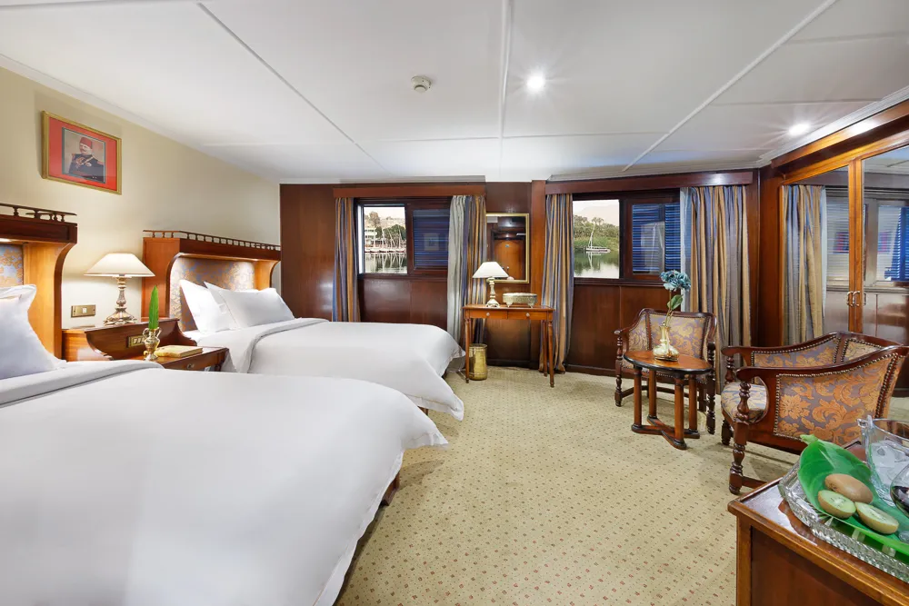Cabin aboard the Steam Ship Karim Nile Cruise Nile cruise